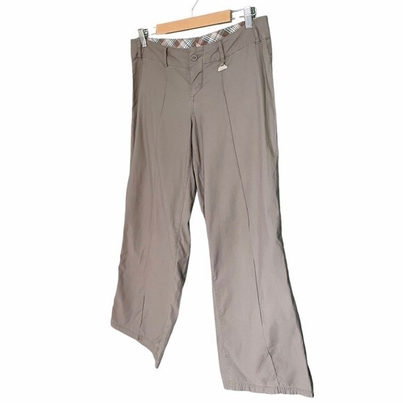 B by Burton Y2K Wide Leg Pants Cocoa Brown Outdoor Hiking Camping Women’s Size 8 - Picture 5 of 12